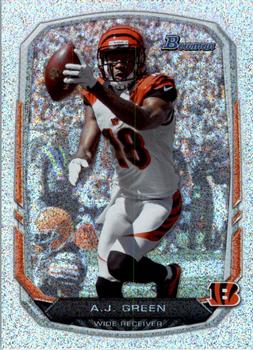 2013 Bowman - Silver Ice #80 A.J. Green Front