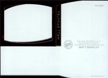 2013 Press Pass Showcase - Blue #SC-MB2 Matt Barkley Back