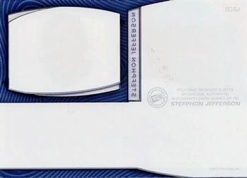 2013 Press Pass Showcase - Blue #SC-SJ Stefphon Jefferson Back