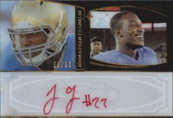 2013 Press Pass Showcase - Gold Red Ink #SC-JF Johnathan Franklin Front