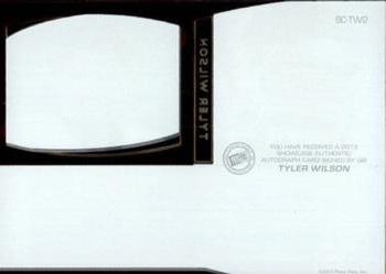 2013 Press Pass Showcase - Green #SC-TW Tyler Wilson Back