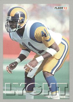 1993 Fleer Shell FACT #45 Todd Lyght Front