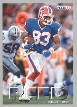 1993 Fleer Shell FACT #92 Andre Reed Front