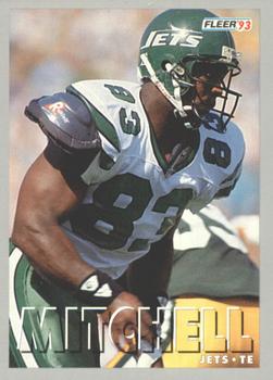 1993 Fleer Shell FACT #103 Johnny Mitchell Front