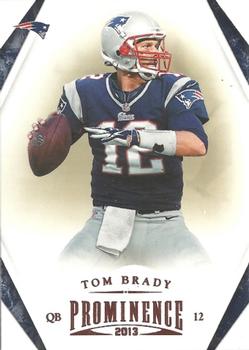 2013 Panini Prominence #58 Tom Brady Front