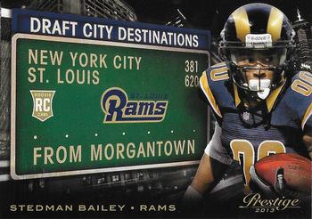 2013 Panini Prestige - Draft City Destination #19 Stedman Bailey Front