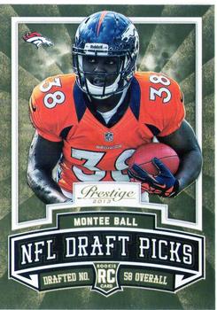 2013 Panini Prestige - NFL Draft Picks Gold #15 Montee Ball Front