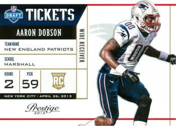 2013 Panini Prestige - NFL Draft Tickets #17 Aaron Dobson Front