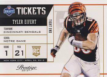 2013 Panini Prestige - NFL Draft Tickets #5 Tyler Eifert Front