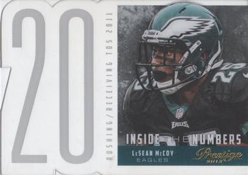 2013 Panini Prestige - Inside The Numbers #15 LeSean McCoy Front