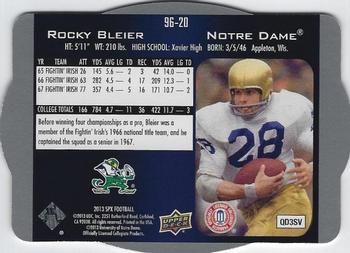 2013 SPx - 1996 Inserts #96-20 Rocky Bleier Back