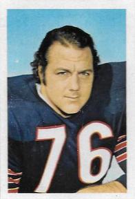 1972 NFLPA Wonderful World Stamps #59 Bill Staley Front
