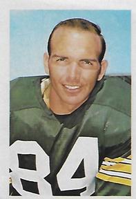 1972 NFLPA Wonderful World Stamps #139 Carroll Dale Front