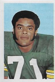 1972 NFLPA Wonderful World Stamps #148 Francis Peay Front