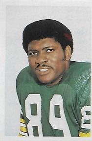 1972 NFLPA Wonderful World Stamps #149 Dave Robinson Front