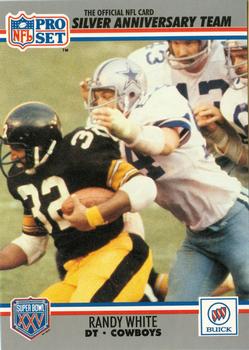 1990-91 Pro Set Super Bowl XXV Binder #18 Randy White Front