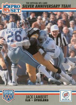 1990-91 Pro Set Super Bowl XXV Binder #19 Jack Lambert Front