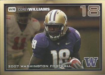 2007 High Step Washington Huskies #NNO Corey Williams Front
