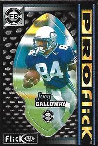 1997 FlickBall ProFlick #16 Joey Galloway Front
