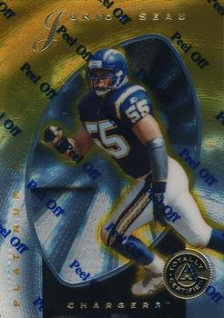1997 Pinnacle Totally Certified - Platinum Gold Promos #26 Junior Seau Front