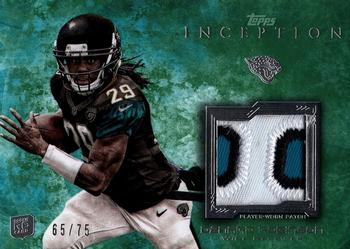 2013 Topps Inception - Rookie Patches Green #RP-DRO Denard Robinson Front