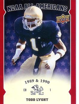 2013 Upper Deck University of Notre Dame - All Americans #AA-TL Todd Lyght Front
