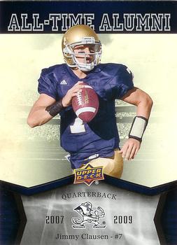 2013 Upper Deck University of Notre Dame - All Time Alumni #ATA-JC Jimmy Clausen Front