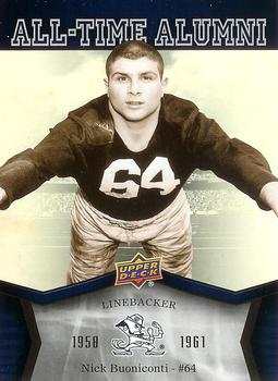 2013 Upper Deck University of Notre Dame - All Time Alumni #ATA-NB Nick Buoniconti Front