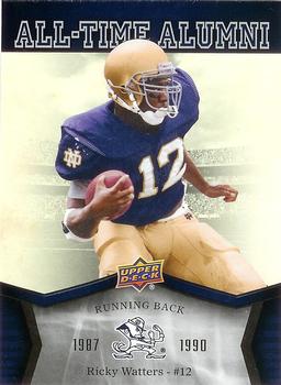 2013 Upper Deck University of Notre Dame - All Time Alumni #ATA-RW Ricky Watters Front