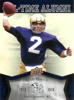 2013 Upper Deck University of Notre Dame - All Time Alumni #ATA-TC Tom Clements Front