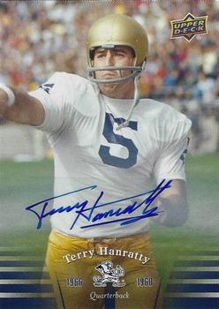2013 Upper Deck University of Notre Dame - Autographs #14 Terry Hanratty Front