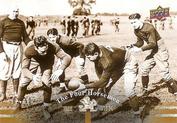 2013 Upper Deck University of Notre Dame - Gold #3 The Four Horsemen Front