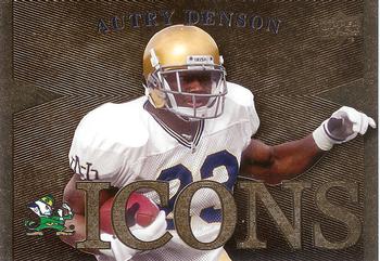 2013 Upper Deck University of Notre Dame - Icons #I-AD Autry Denson Front
