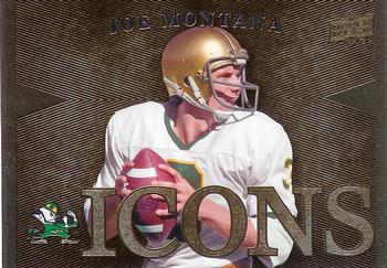 2013 Upper Deck University of Notre Dame - Icons #I-JM Joe Montana Front