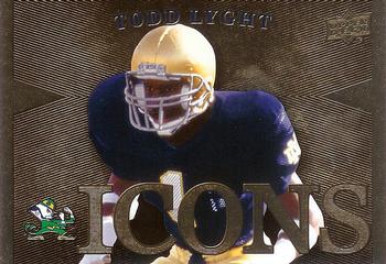 2013 Upper Deck University of Notre Dame - Icons #I-TL Todd Lyght Front