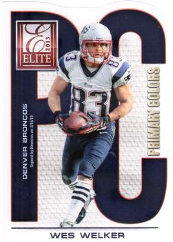 2013 Panini Elite - Primary Colors Silver #6 Wes Welker Front