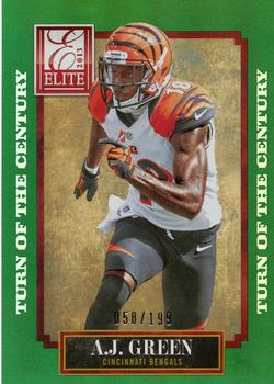 2013 Panini Elite - Turn of the Century #22 A.J. Green Front