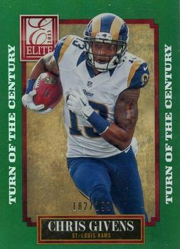 2013 Panini Elite - Turn of the Century #80 Chris Givens Front