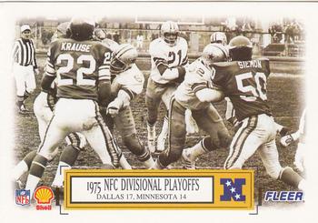 1995 Fleer Shell #5 1975 NFC Divisional Playoffs Front