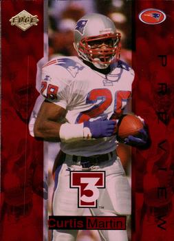 1998 Collector's Edge Supreme Season Review - Triple Threat (T3) Previews #18 Curtis Martin Front