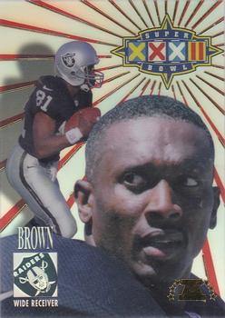 1998 Collector's Edge Super Bowl Card Show - Gold Foil #17 Tim Brown Front