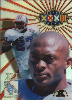 1998 Collector's Edge Super Bowl Card Show - Gold Foil #25 Eddie George Front