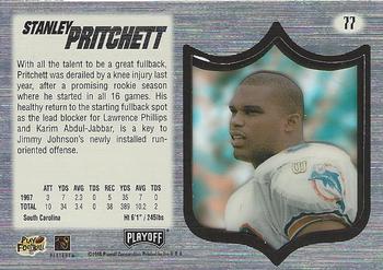 1998 Playoff Absolute SSD Hobby - Silver #77 Stanley Pritchett Back