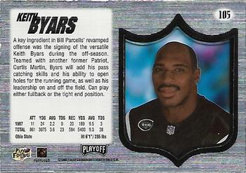1998 Playoff Absolute SSD Hobby - Silver #105 Keith Byars Back