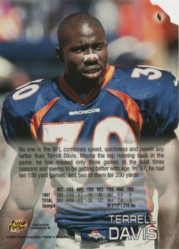 1998 Playoff Absolute Retail - Red #4 Terrell Davis Back