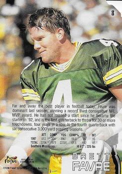 1998 Playoff Absolute Retail - Red #8 Brett Favre Back