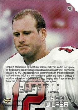1998 Playoff Absolute Retail - Red #52 Trent Dilfer Back