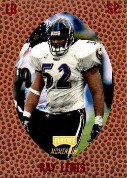 1998 Playoff Momentum Retail - Red #141 Ray Lewis Front