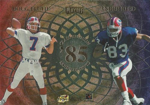 1998 Playoff Momentum SSD Hobby - Class Reunion 3x5 #NNO Bruce Smith / Jerry Rice / Doug Flutie / Andre Reed Back