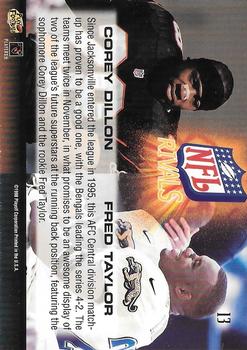 1998 Playoff Momentum SSD Hobby - NFL Rivals Gold #13 Corey Dillon / Fred Taylor Back